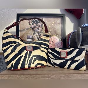Dooney & Bourke Zebra Bag and Wallet